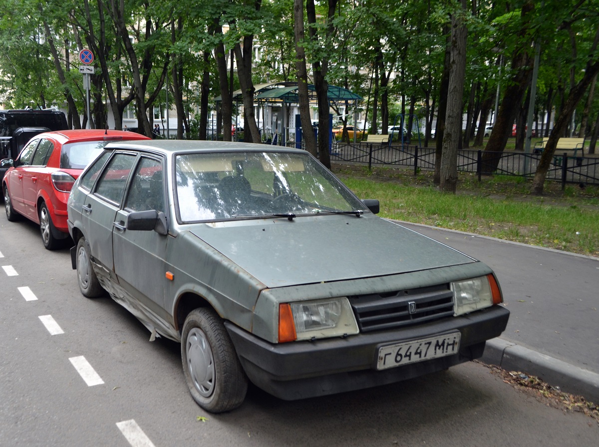 Москва, № Г 6447 МН — ВАЗ-21091 '87-94