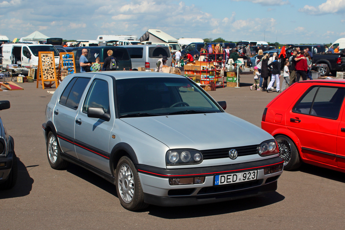 Литва, № DED 923 — Volkswagen Golf III '91-98; Литва — Retro mugė 2025
