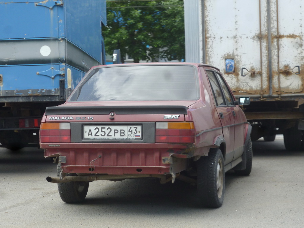 Кировская область, № А 252 РВ 43 — SEAT Malaga '85-91