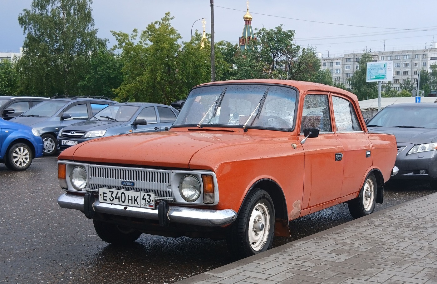 Кировская область, № Е 340 НК 43 — Москвич-412ИЭ-028 (Иж) '82-01