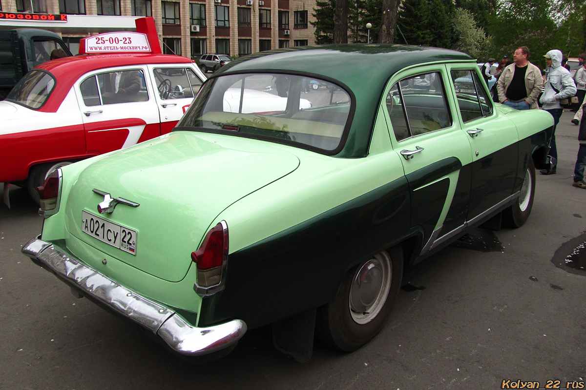 Алтайский край, № А 021 СУ 22 — ГАЗ-21Р Волга '65-70; Алтайский край — Ночь музеев. Барнаул 2012 г.