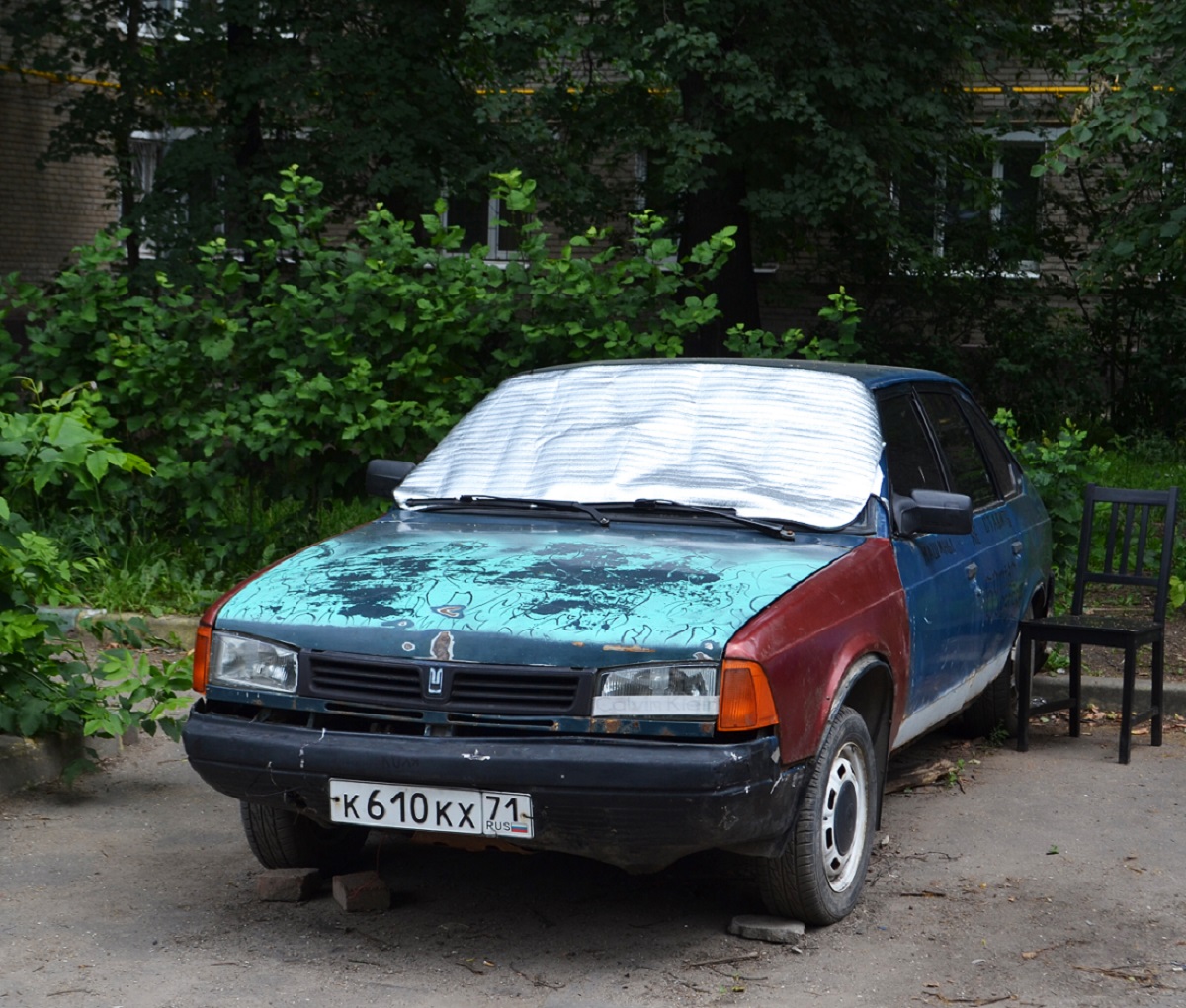Москва, № К 610 КХ 71 — Москвич-2141 Святогор '98-01; Тульская область — Вне региона