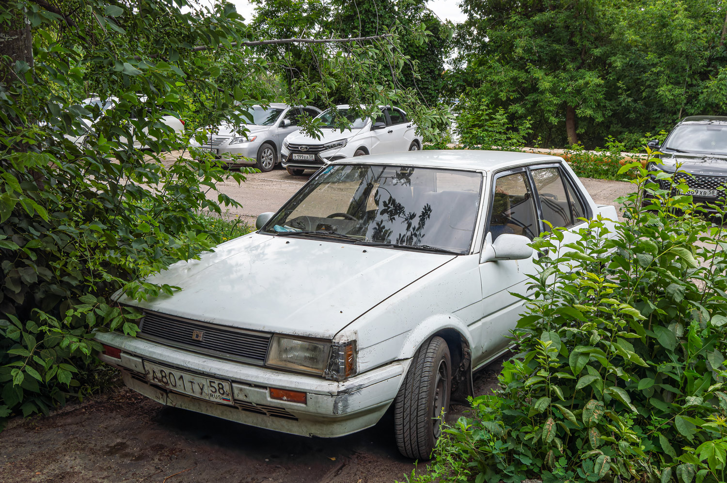 Пензенская область, № А 801 ТУ 58 — Toyota Corolla (E80) '83-87