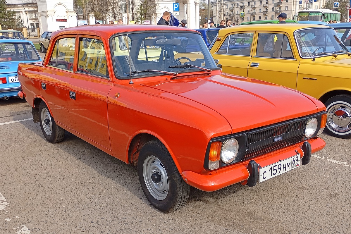 Тверская область, № С 159 НМ 69 — Москвич-412ИЭ-028 (Иж) '82-01; Тверская область — Открытие сезона 2025 Тверского ретро-клуба