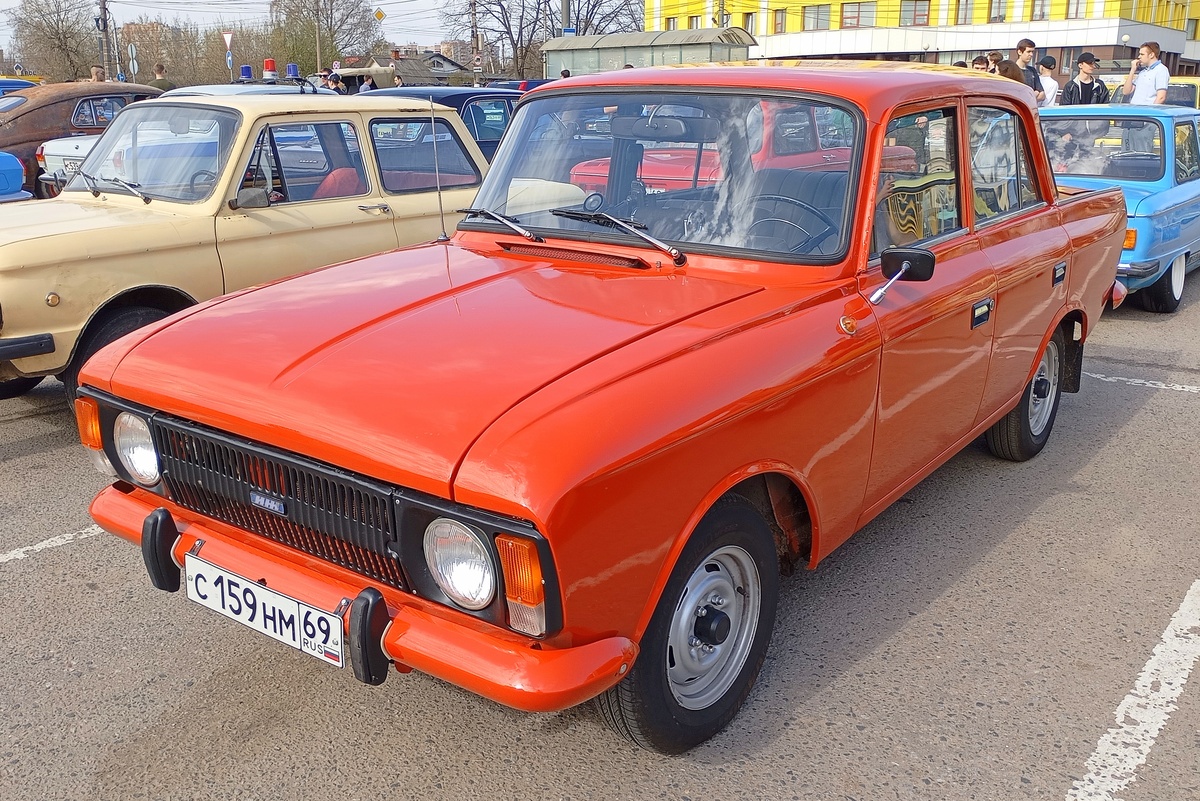 Тверская область, № С 159 НМ 69 — Москвич-412ИЭ-028 (Иж) '82-01; Тверская область — Открытие сезона 2025 Тверского ретро-клуба