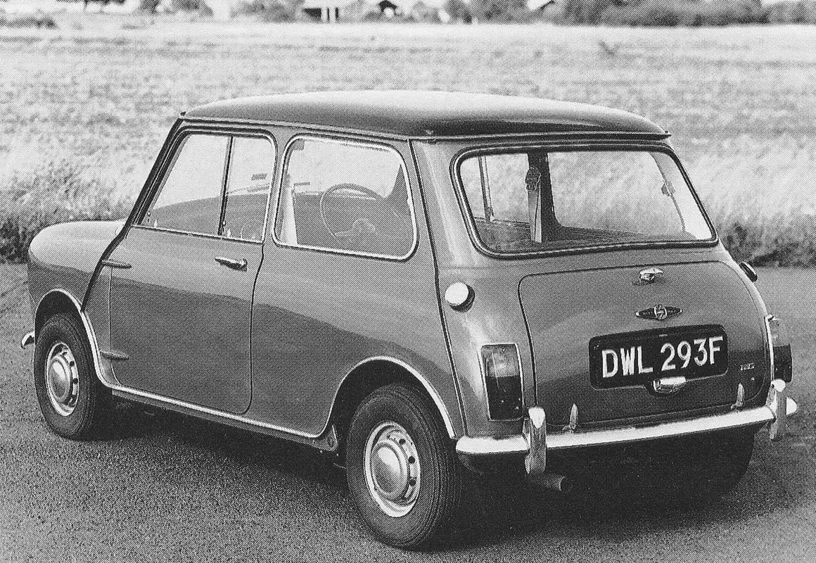 Великобритания, № DWL 293 F — Austin Mini '59-00; Великобритания — Исторические фотографии