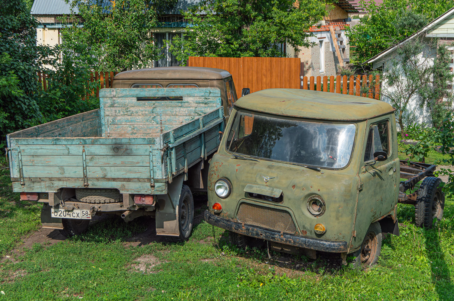 Пензенская область, № О 204 СХ 58 — УАЗ-452Д '65-85; Пензенская область, № (58) Б/Н 0038 — УАЗ-452Д '65-85; Транспортные средства без номеров (Пензенская область)