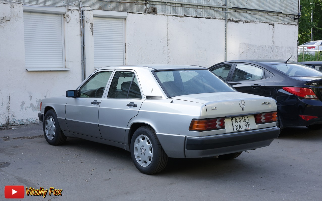 Москва, № А 316 ХА 799 — Mercedes-Benz 190 (W201) '82-93