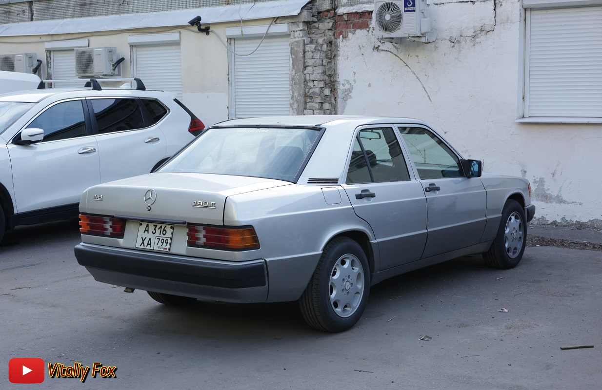 Москва, № А 316 ХА 799 — Mercedes-Benz 190 (W201) '82-93