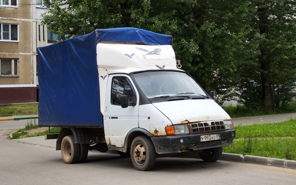 Тверская область, № У 993 КО 69 — ГАЗ-33021 ГАЗель '94-03