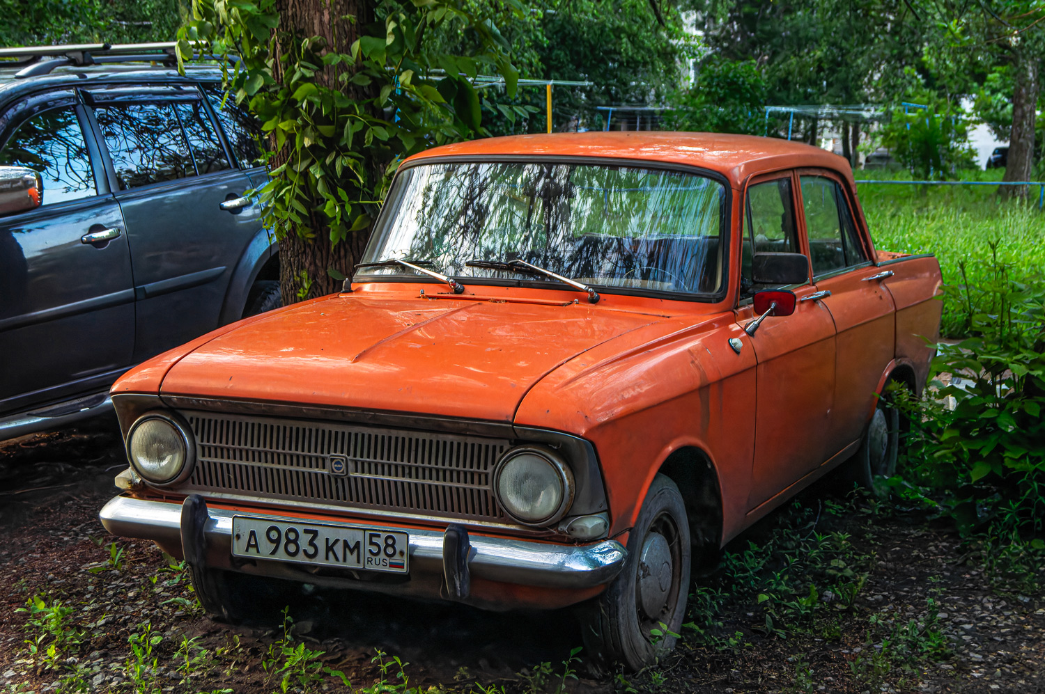 Пензенская область, № А 983 КМ 58 — Москвич-412ИЭ (Иж) '70-82