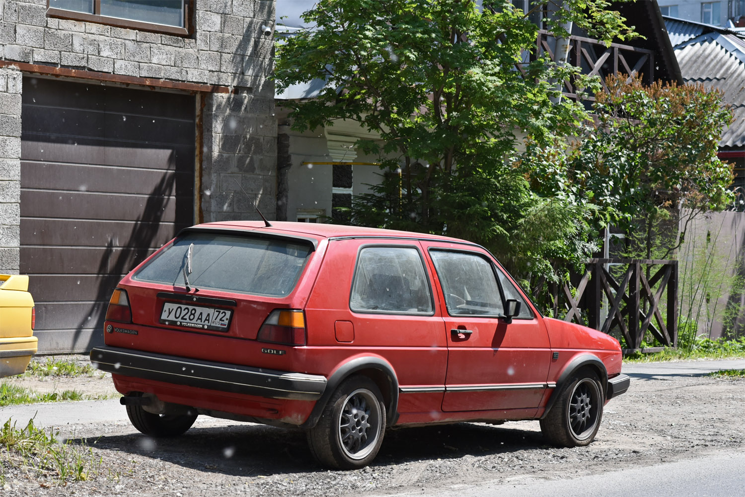 Тюменская область, № У 028 АА 72 — Volkswagen Golf (Typ 19) '83-92