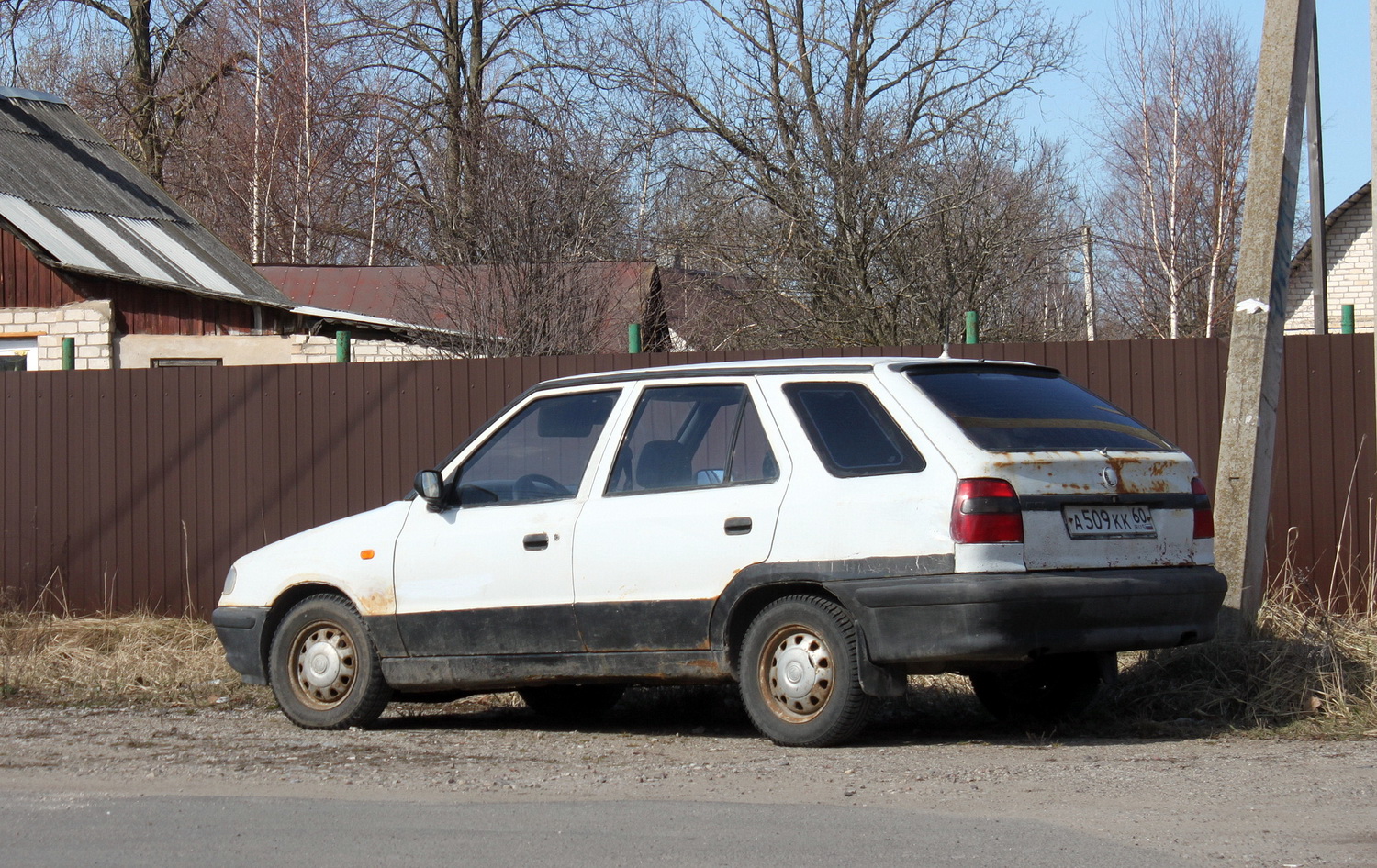 Псковская область, № А 509 КК 60 — Škoda Felicia (Typ 781, 791) '94-01