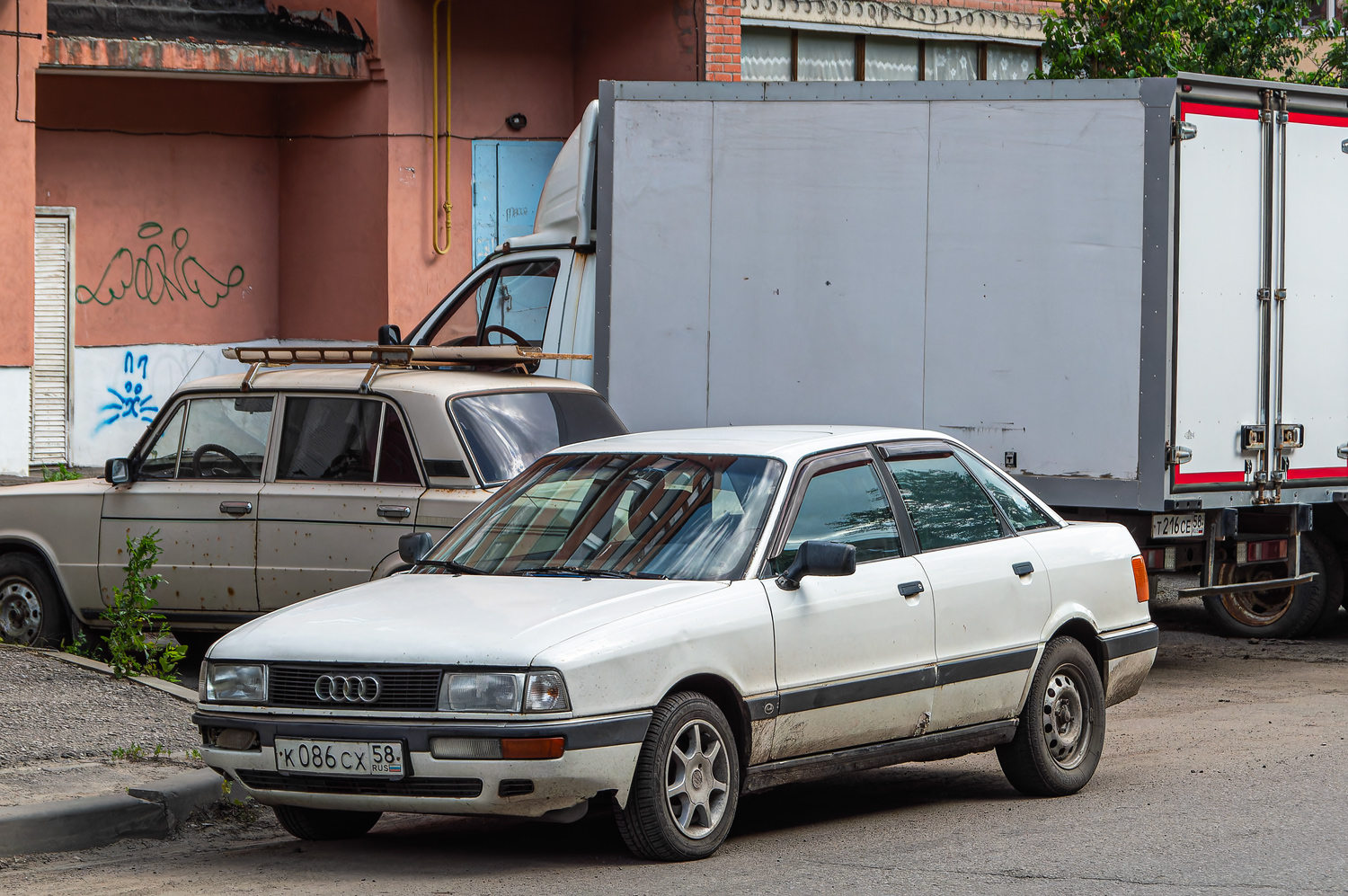 Пензенская область, № К 086 СХ 58 — Audi 80 (B3) '86-91
