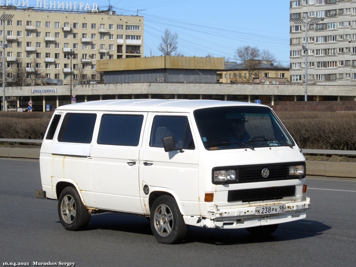 Санкт-Петербург, № К 238 РК 98 — Volkswagen Typ 2 (T3) '79-92