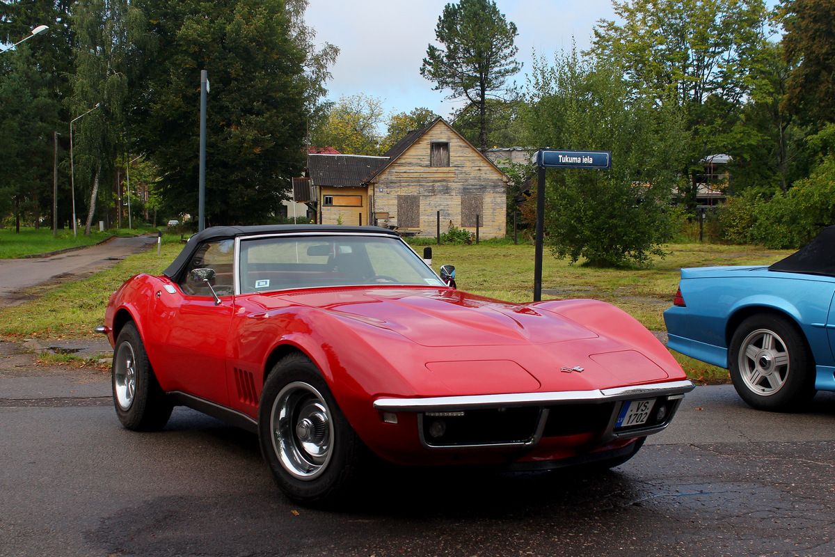 Латвия, № VS-1702 — Chevrolet Corvette (C3) '68-82; Латвия — Retro Jūrmala 25
