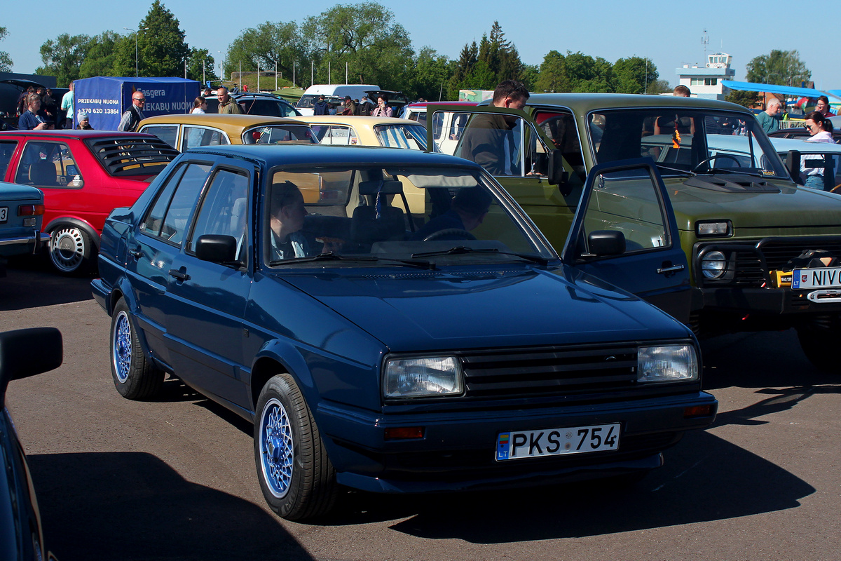 Литва, № PKS 754 — Volkswagen Jetta Mk2 (Typ 16) '84-92; Литва — Retro mugė 2025