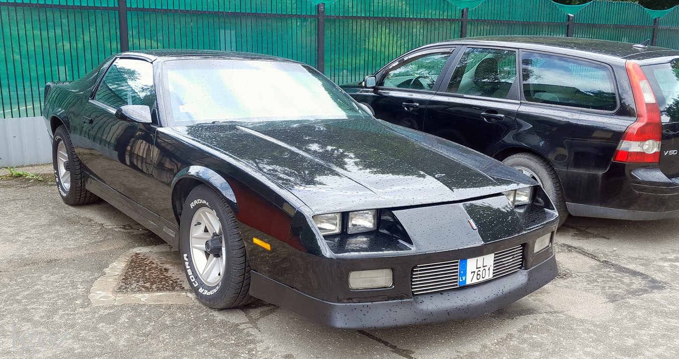 Латвия, № LL-7601 — Chevrolet Camaro (3G) '82-92