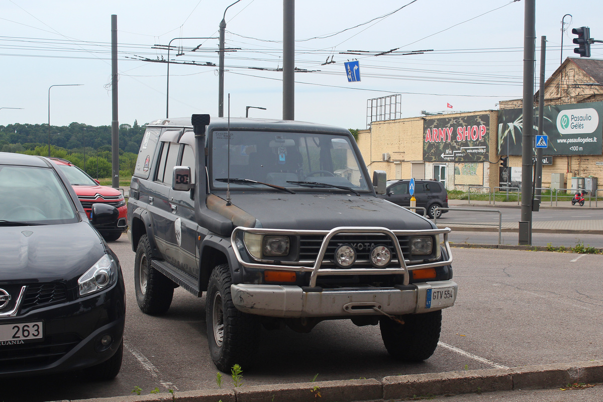 Литва, № GTV 554 — Toyota Land Cruiser Prado (J70) '90-96