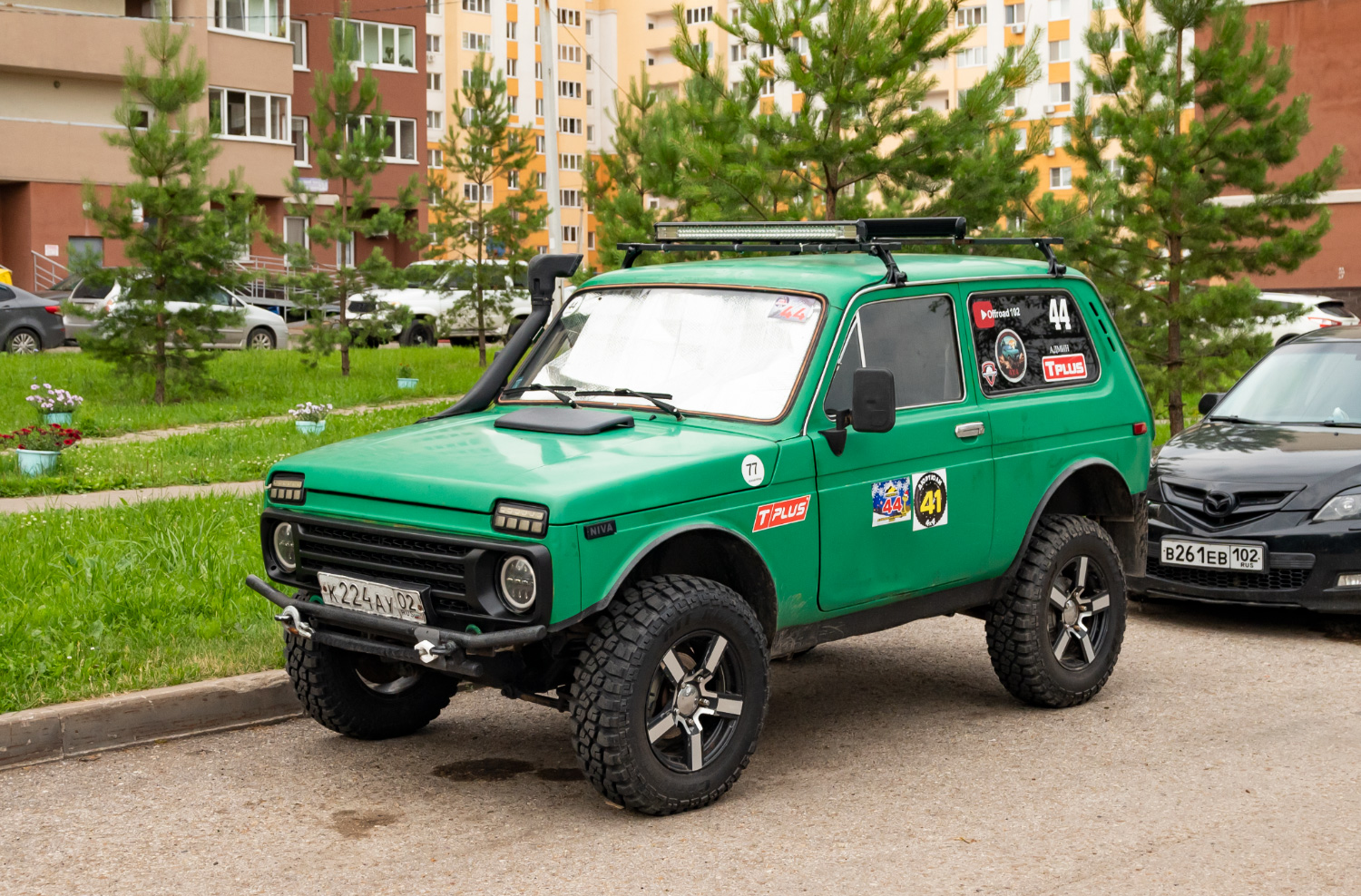Башкортостан, № К 224 АУ 02 — ВАЗ-2121 Нива '77-94