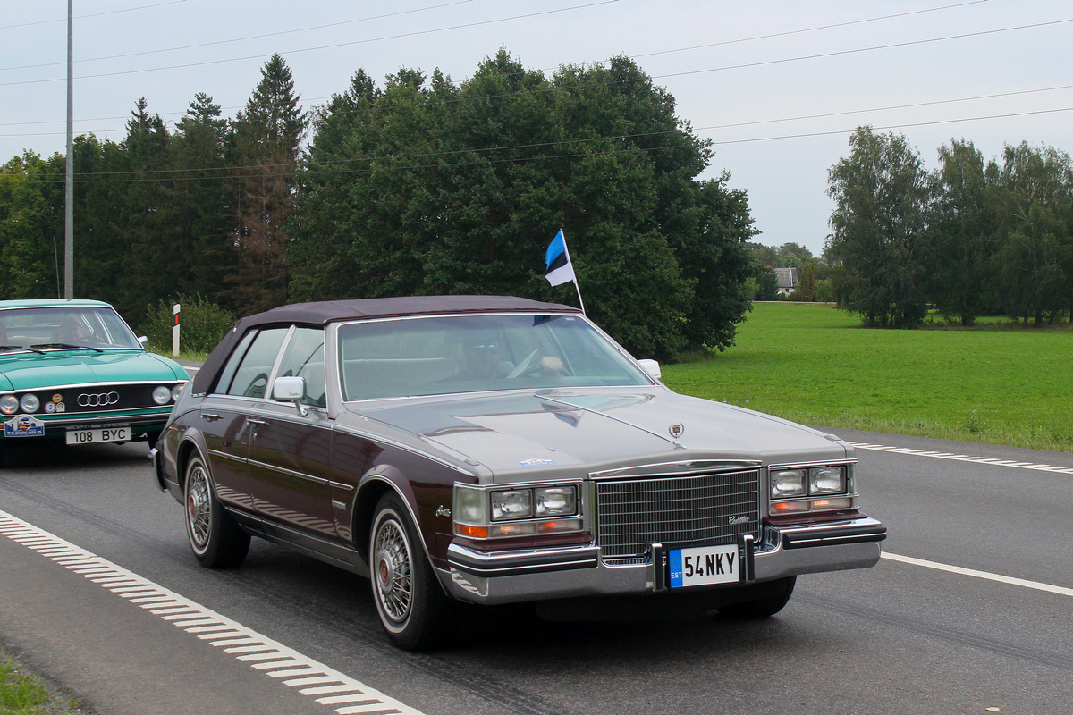 Эстония, № 54 NKY — Cadillac Seville (2G) '79-85; Литва — Baltijos kelias 35