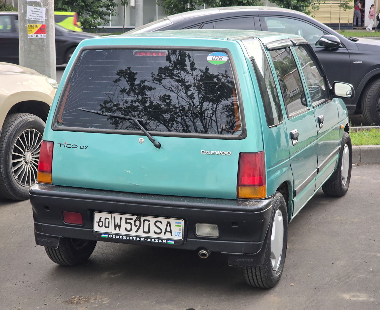 Узбекистан, № 60 W 590 SA — Daewoo Tico '91-01