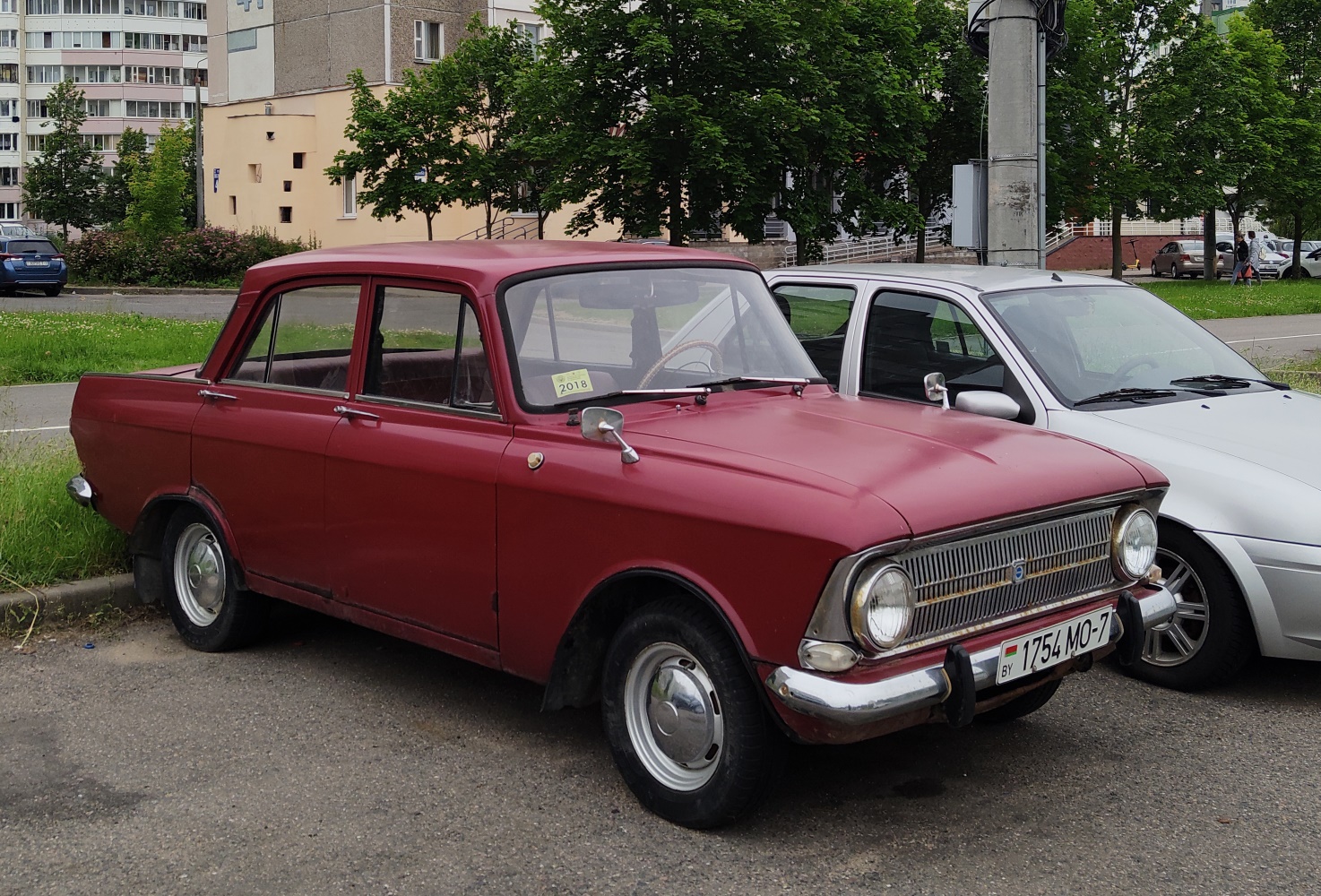 Минск, № 1754 МО-7 — Москвич-412ИЭ (Иж) '70-82
