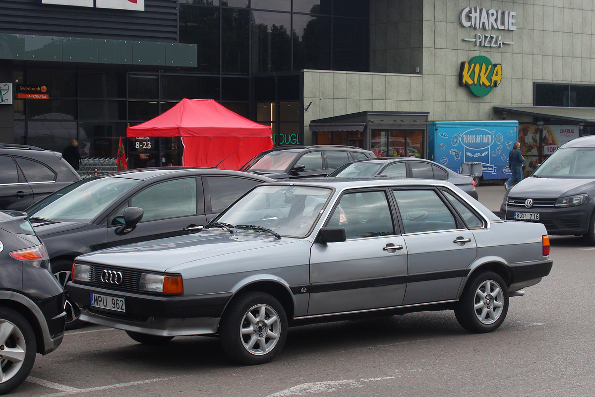Литва, № MPU 962 — Audi 80 (B2) '78-86