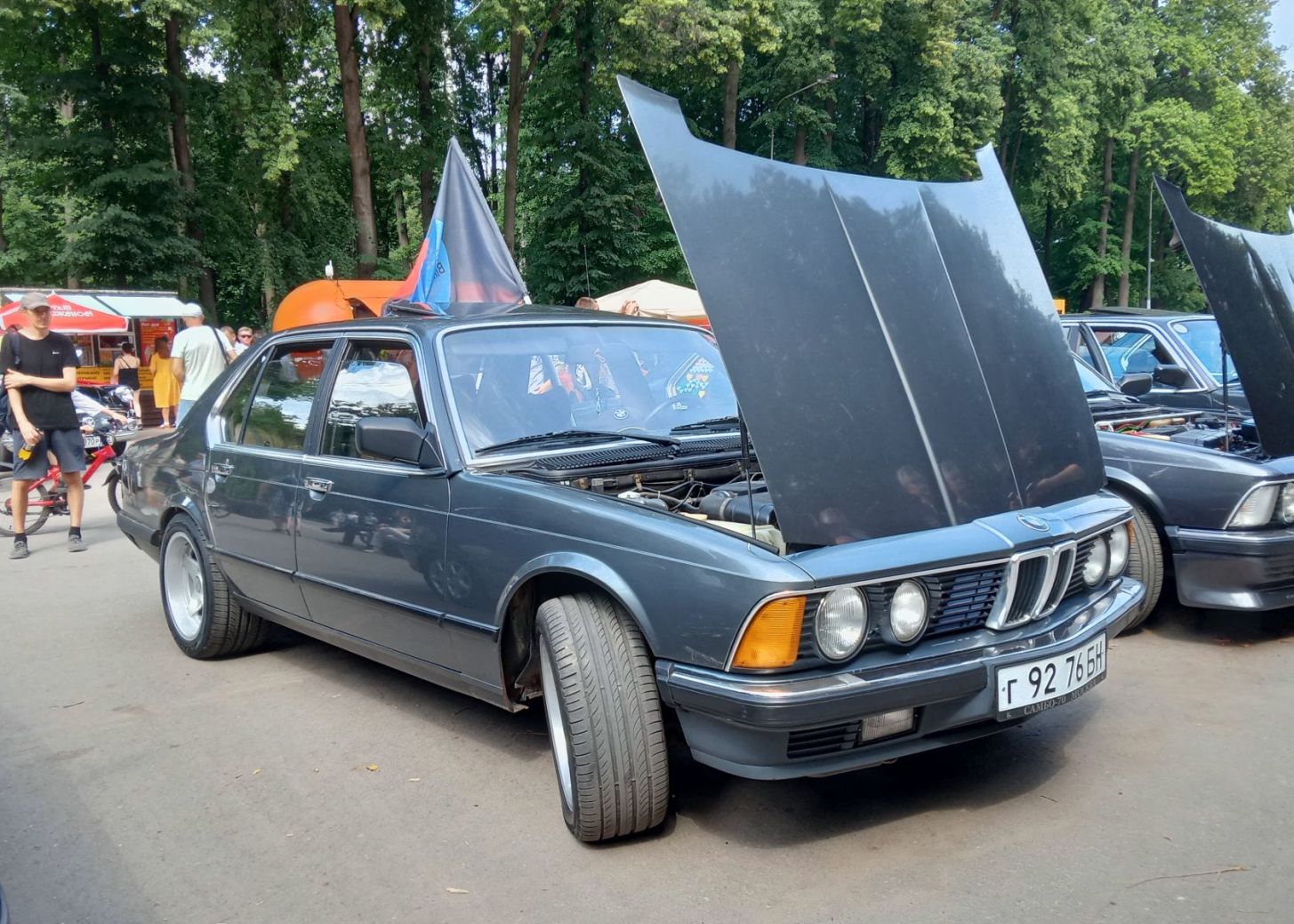 Брестская область, № Г 9276 БН — BMW 7 Series (E23) '77-86; Рязанская область — 12-й ретро-фестиваль "Машина Времени", 12 июля 2025 г.