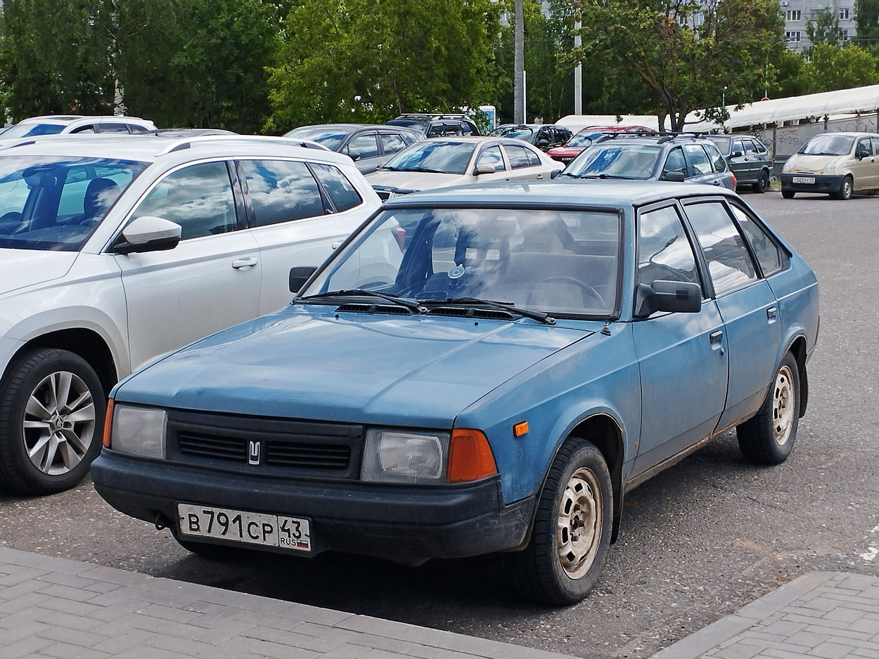 Кировская область, № В 791 СР 43 — Москвич-21412 '86-94