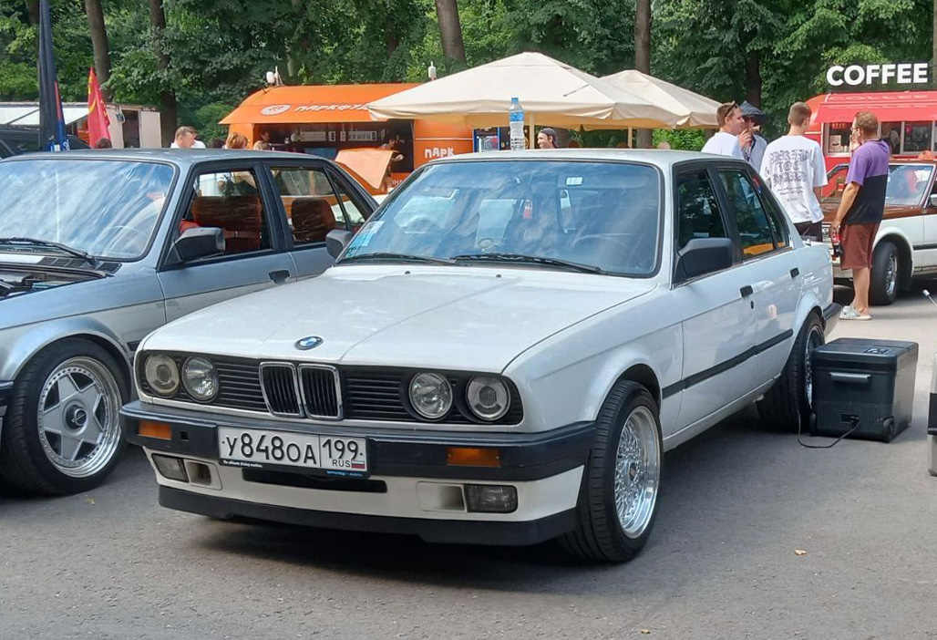 Москва, № У 848 ОА 199 — BMW 3 Series (E30) '82-94; Рязанская область — 12-й ретро-фестиваль "Машина Времени", 12 июля 2025 г.