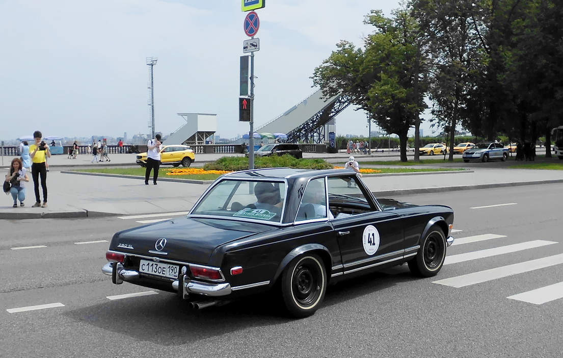 Московская область, № С 113 ОЕ 190 — Mercedes-Benz (W113) '63-71; Москва — Фестиваль "Ретрорейс" 2025