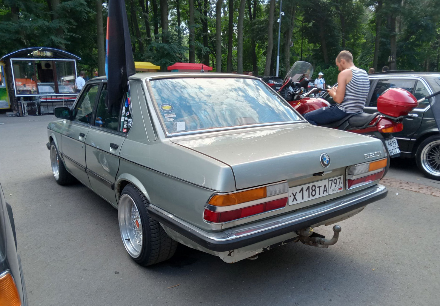 Москва, № Х 118 ТА 797 — BMW 5 Series (E28) '82-88; Рязанская область — 12-й ретро-фестиваль "Машина Времени", 12 июля 2025 г.