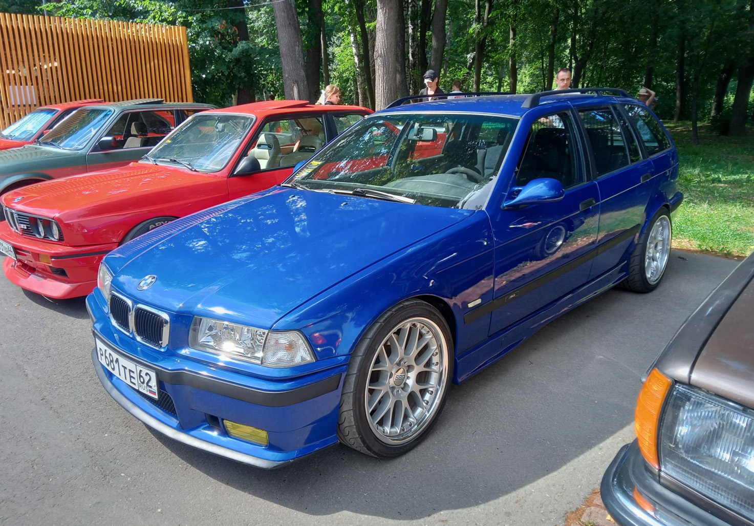 Рязанская область, № Р 681 ТЕ 62 — BMW 3 Series Touring (E36) '94-00; Рязанская область — 12-й ретро-фестиваль "Машина Времени", 12 июля 2025 г.