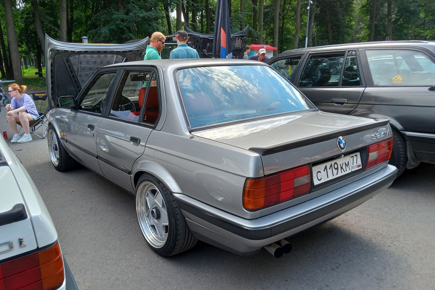 Москва, № С 119 КМ 77 — BMW 3 Series (E30) '82-94; Рязанская область — 12-й ретро-фестиваль "Машина Времени", 12 июля 2025 г.