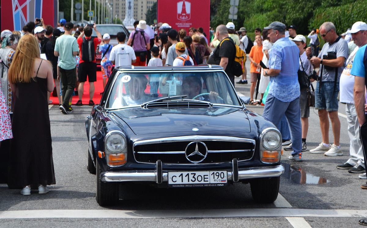 Московская область, № С 113 ОЕ 190 — Mercedes-Benz (W113) '63-71; Москва — Фестиваль "Ретрорейс" 2025