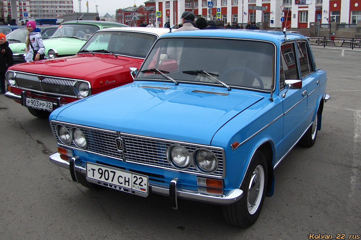 Алтайский край, № Т 907 СН 22 — ВАЗ-2103 Жигули '72-84; Алтайский край — День Победы. Барнаул. 2018 г.