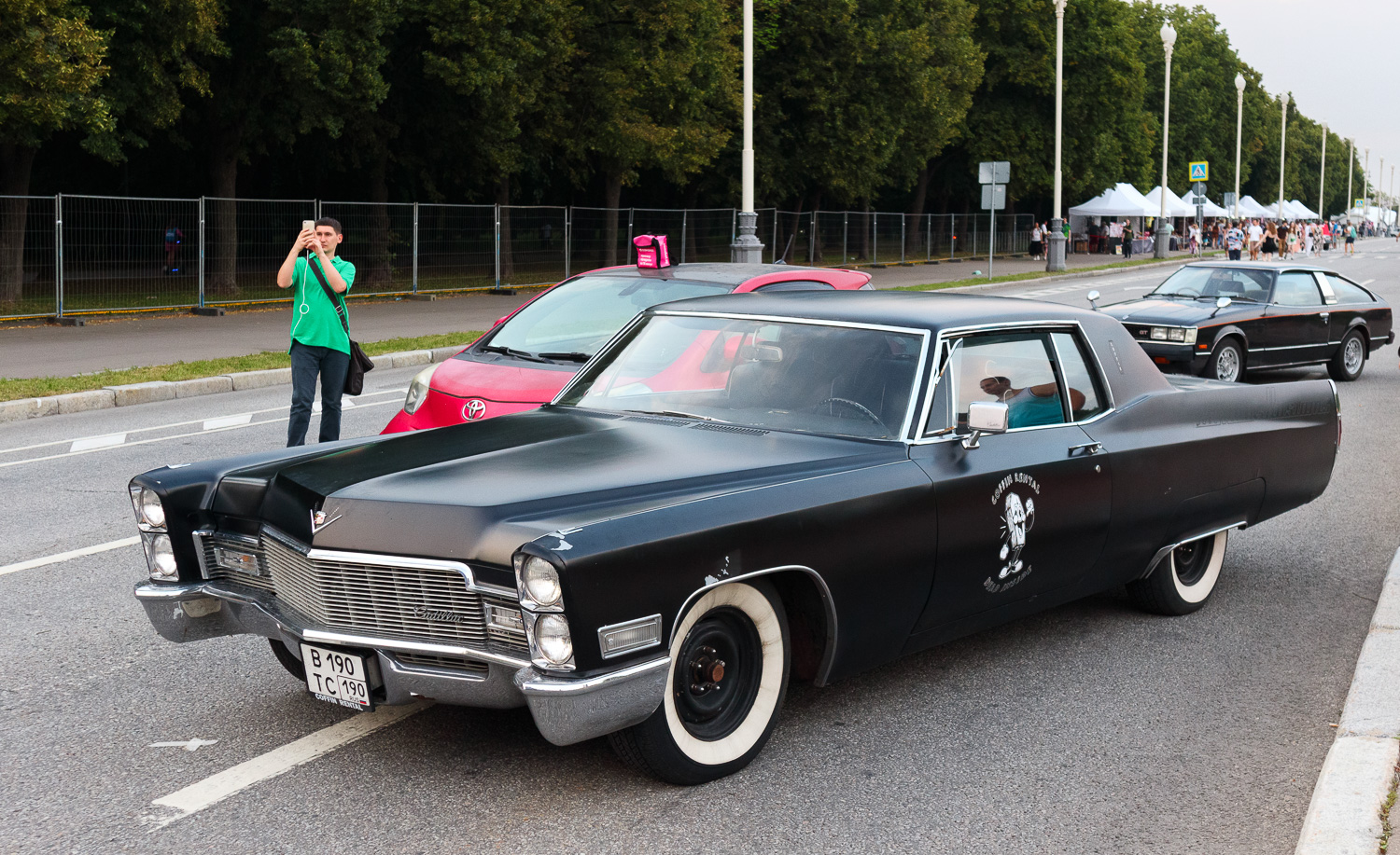 Москва, № В 190 ТС 190 — Cadillac DeVille (3G) '65-70; Москва — Фестиваль "Ретрорейс" 2025