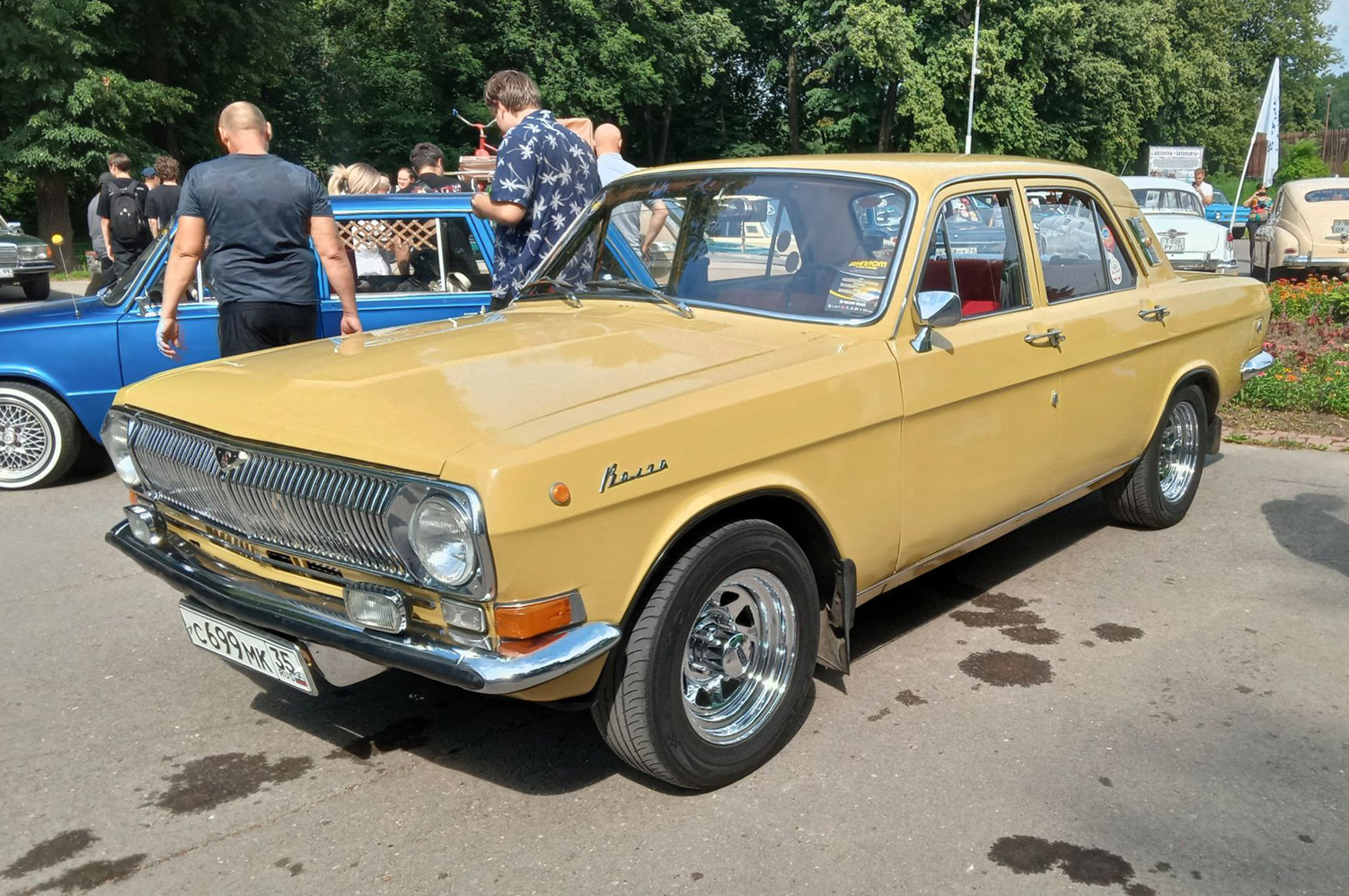 Вологодская область, № С 699 МК 35 — ГАЗ-24 Волга '68-86; Рязанская область — 12-й ретро-фестиваль "Машина Времени", 12 июля 2025 г.