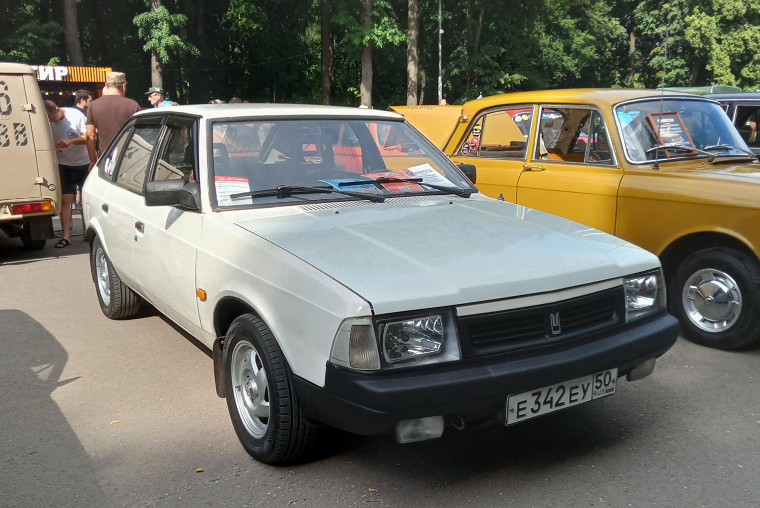 Московская область, № Е 342 ЕУ 50 — Москвич-21412 '86-94; Рязанская область — 12-й ретро-фестиваль "Машина Времени", 12 июля 2025 г.