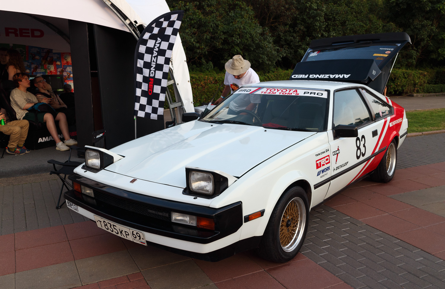 Тверская область, № Т 835 КР 69 — Toyota Celica XX (A60) '81-85; Москва — Фестиваль "Ретрорейс" 2025