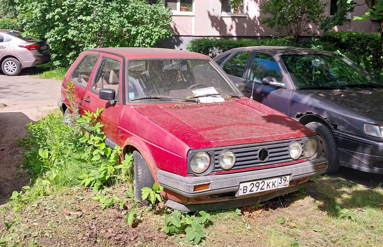 Калининградская область, № В 292 КК 39 — Volkswagen Golf (Typ 17) '74-88