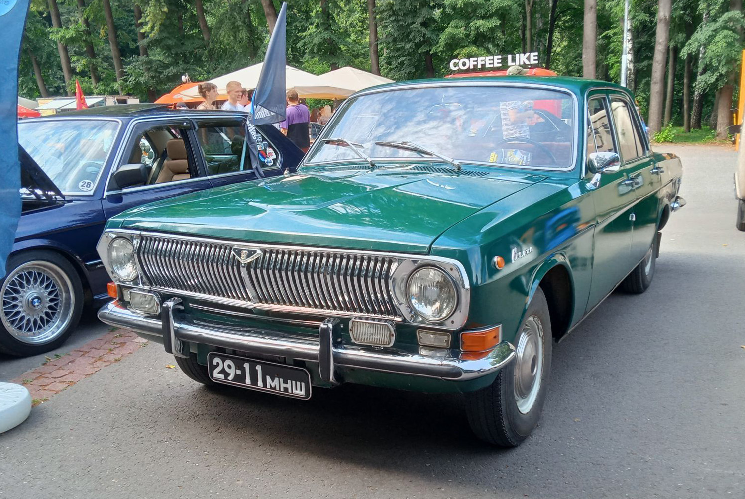 Москва, № 29-11 МНШ — ГАЗ-24 Волга '68-86; Рязанская область — 12-й ретро-фестиваль "Машина Времени", 12 июля 2025 г.