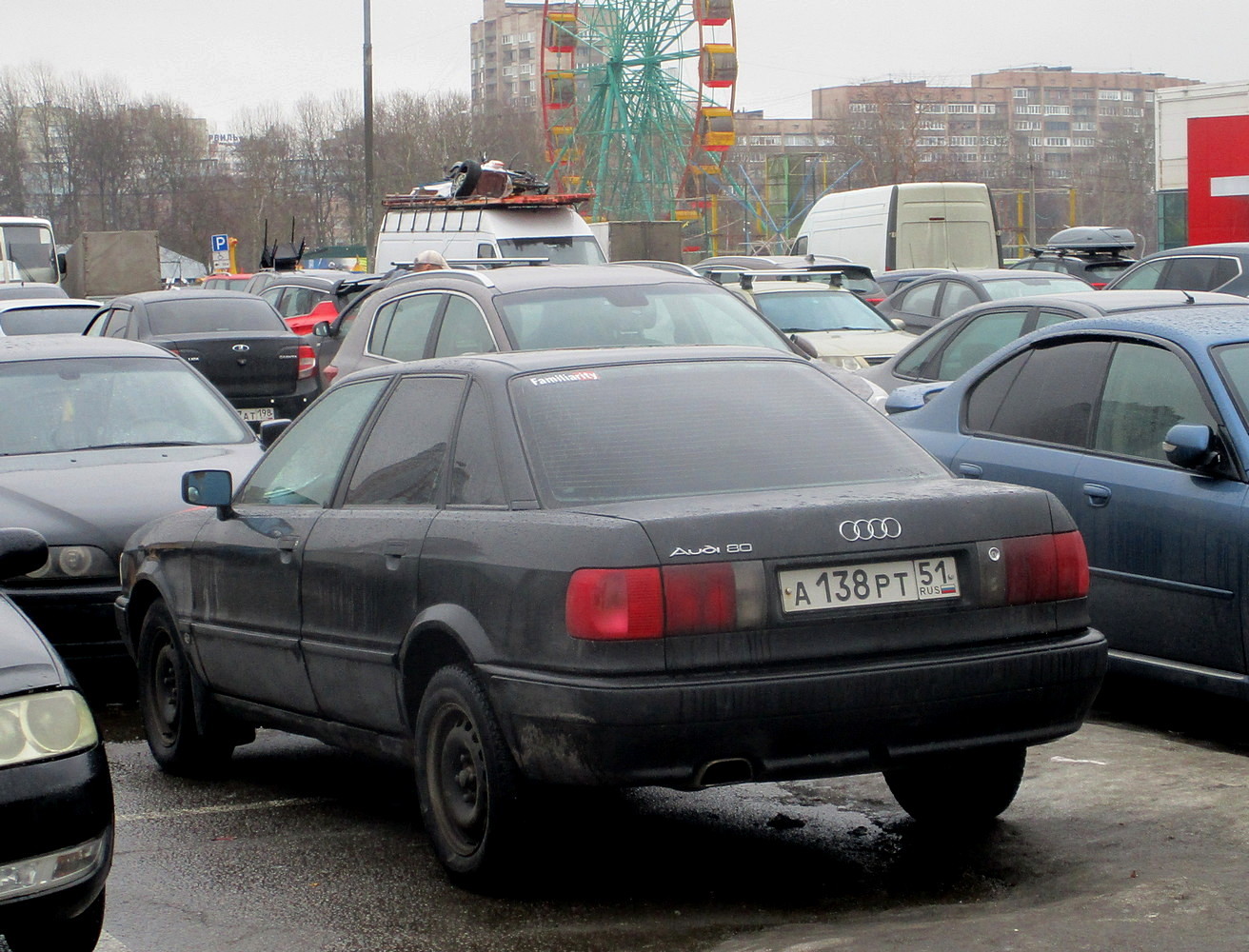 Мурманская область, № А 138 РТ 51 — Audi 80 (B4) '91-96