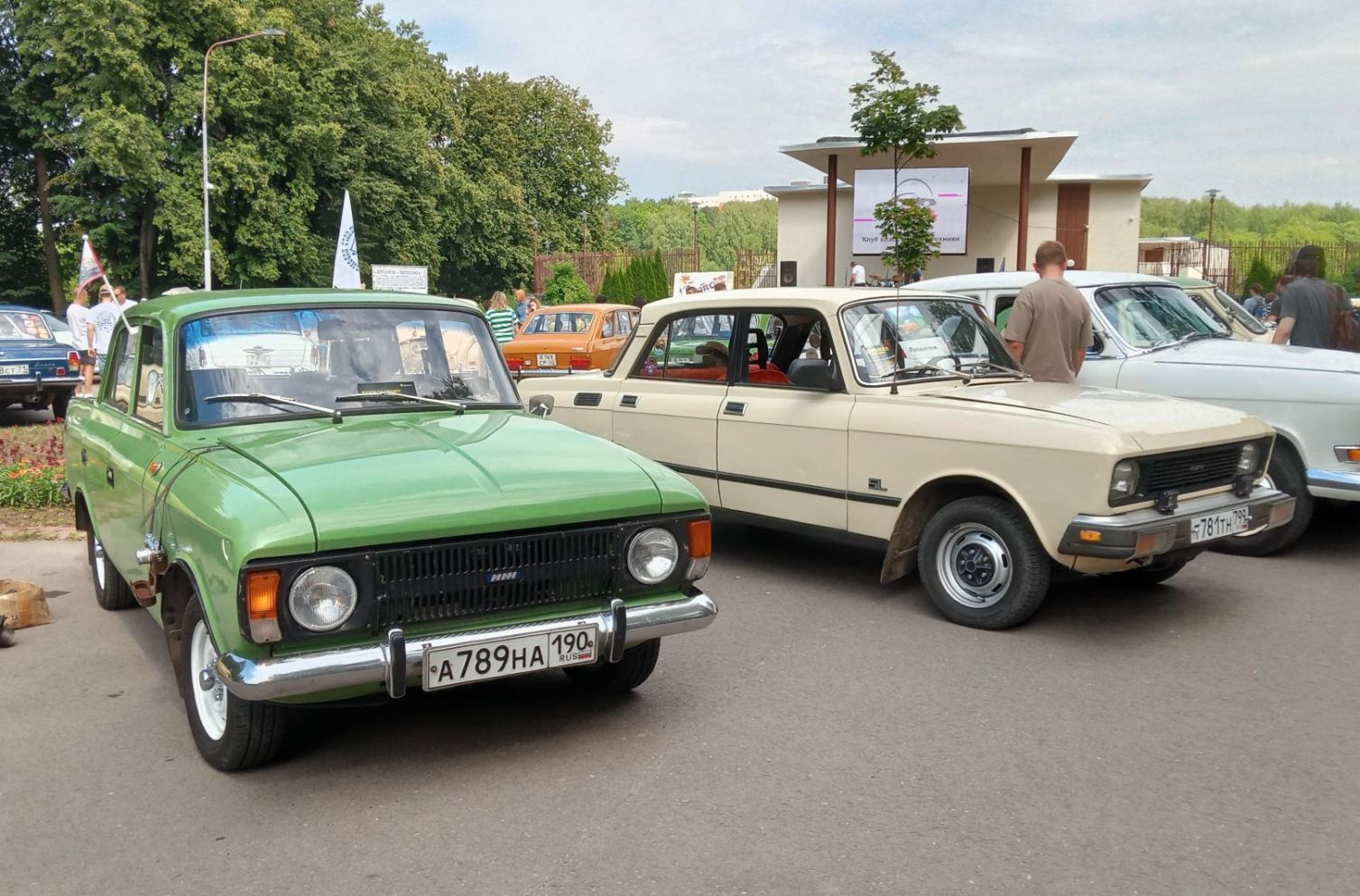 Московская область, № А 789 НА 190 — Москвич-412ИЭ-028 (Иж) '82-01; Рязанская область — 12-й ретро-фестиваль "Машина Времени", 12 июля 2025 г.