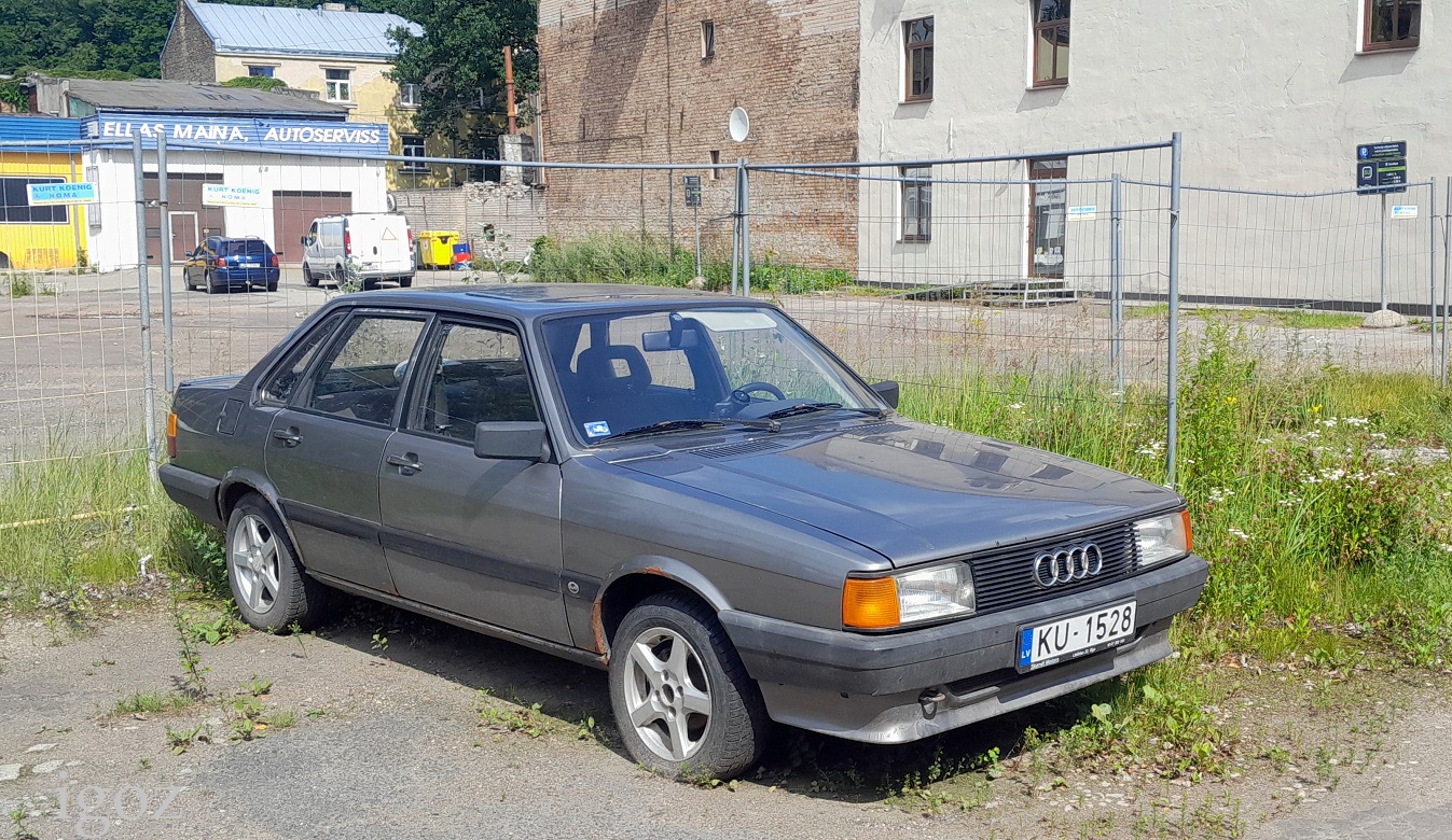 Латвия, № KU-1528 — Audi 80 (B2) '78-86