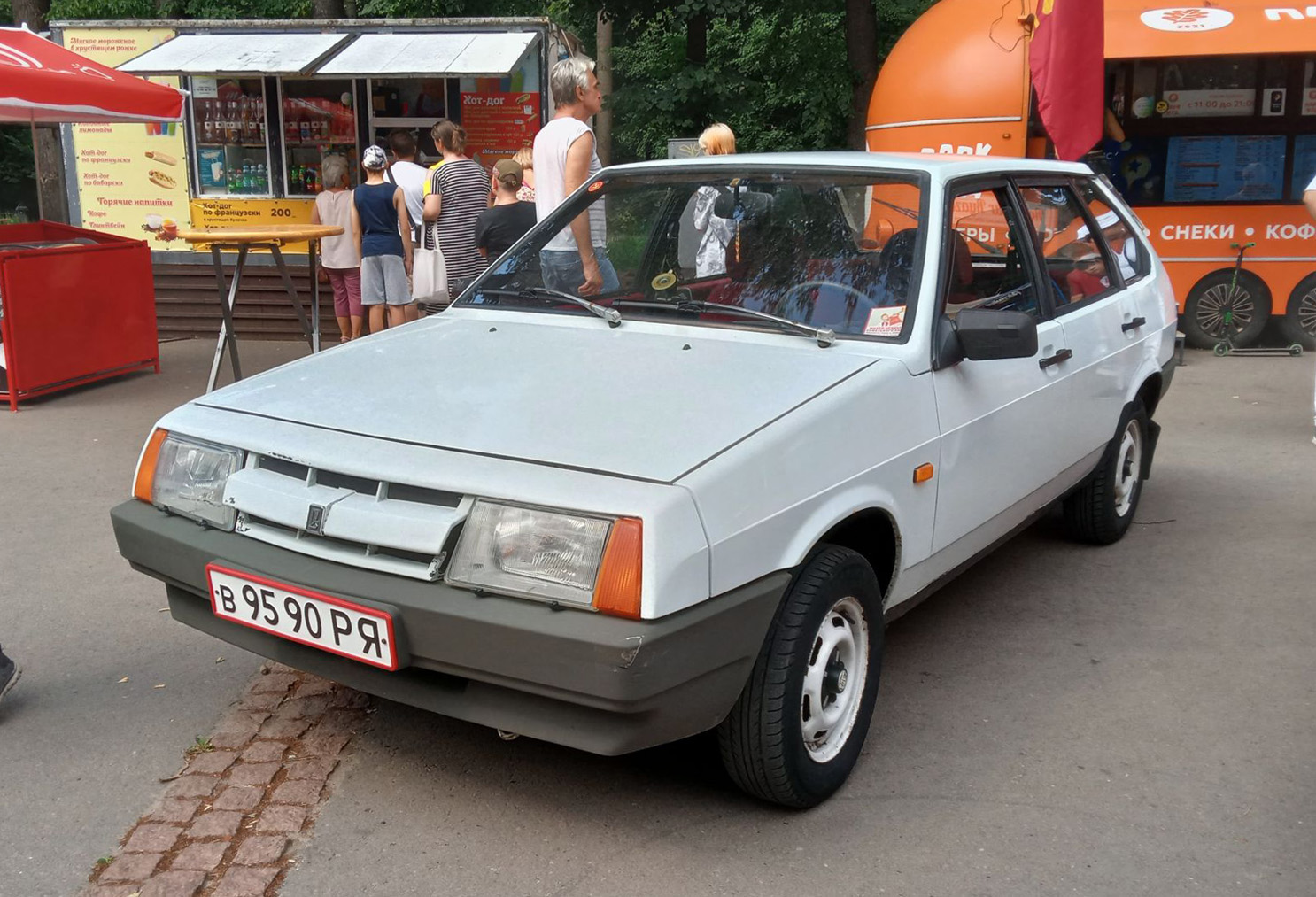 Московская область, № Н 076 ЕУ 790 — ВАЗ-21093 '88-93; Рязанская область — 12-й ретро-фестиваль "Машина Времени", 12 июля 2025 г.