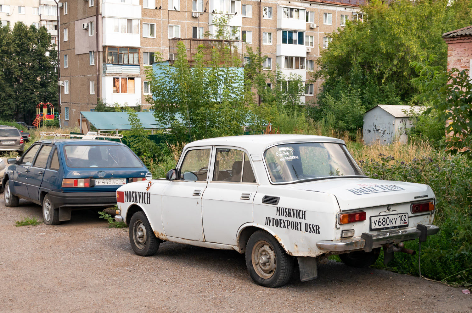 Башкортостан, № У 680 КУ 102 — Москвич-2140 '76-88