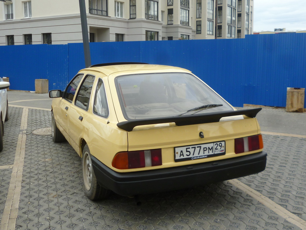 Архангельская область, № А 577 РМ 29 — Ford Sierra MkI '82-87