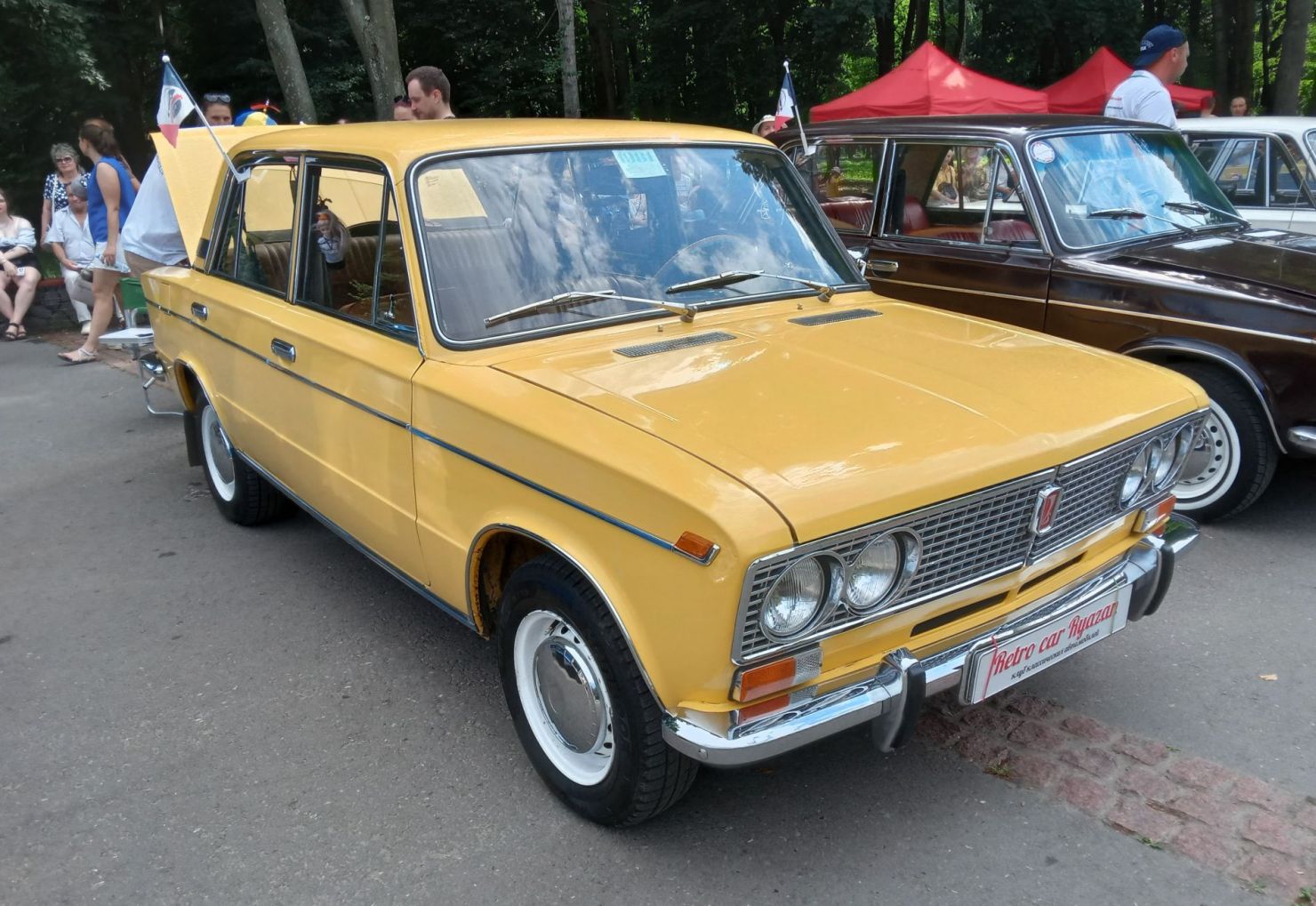 Рязанская область, № Х 808 РО 62 — ВАЗ-2103 Жигули '72-84; Рязанская область — 12-й ретро-фестиваль "Машина Времени", 12 июля 2025 г.